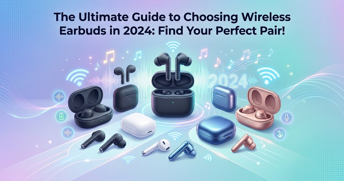 The Ultimate Guide to Choosing Wireless Earbuds in 2024: Find Your Perfect Pair!