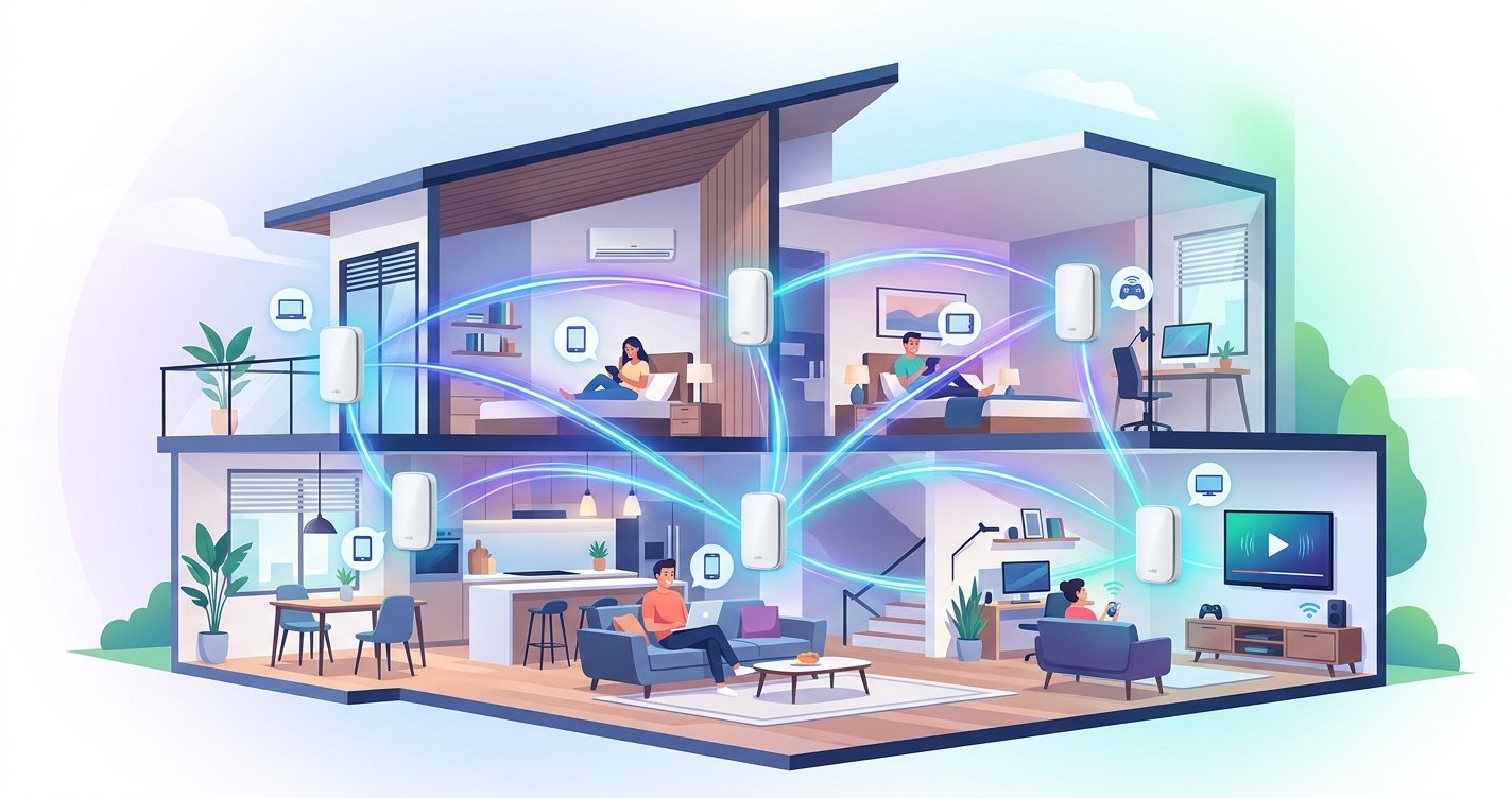 Tired of Wi-Fi Dead Zones? Unlock Whole-Home Bliss with a Mesh Wi-Fi System!