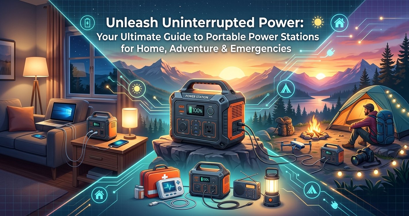 Unleash Uninterrupted Power: Your Ultimate Guide to Portable Power Stations for Home, Adventure &amp; Emergencies