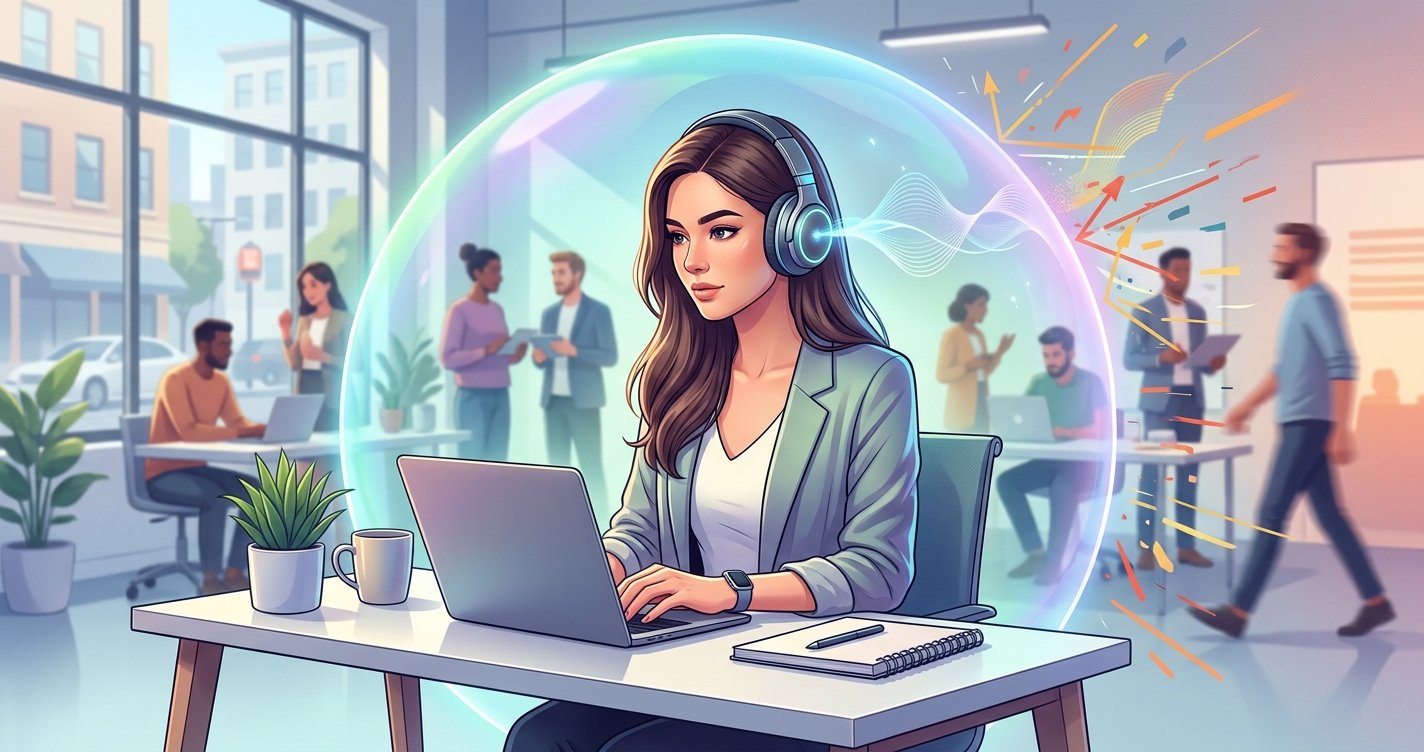 Silence the Chaos: Why Noise-Cancelling Headphones Are Your Hybrid Work Essential