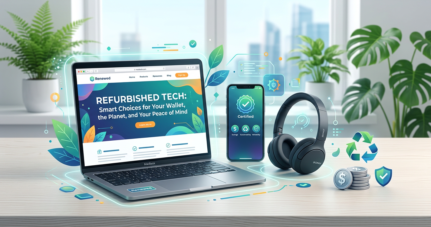 Refurbished Tech: Smart Choices for Your Wallet, the Planet, and Your Peace of Mind