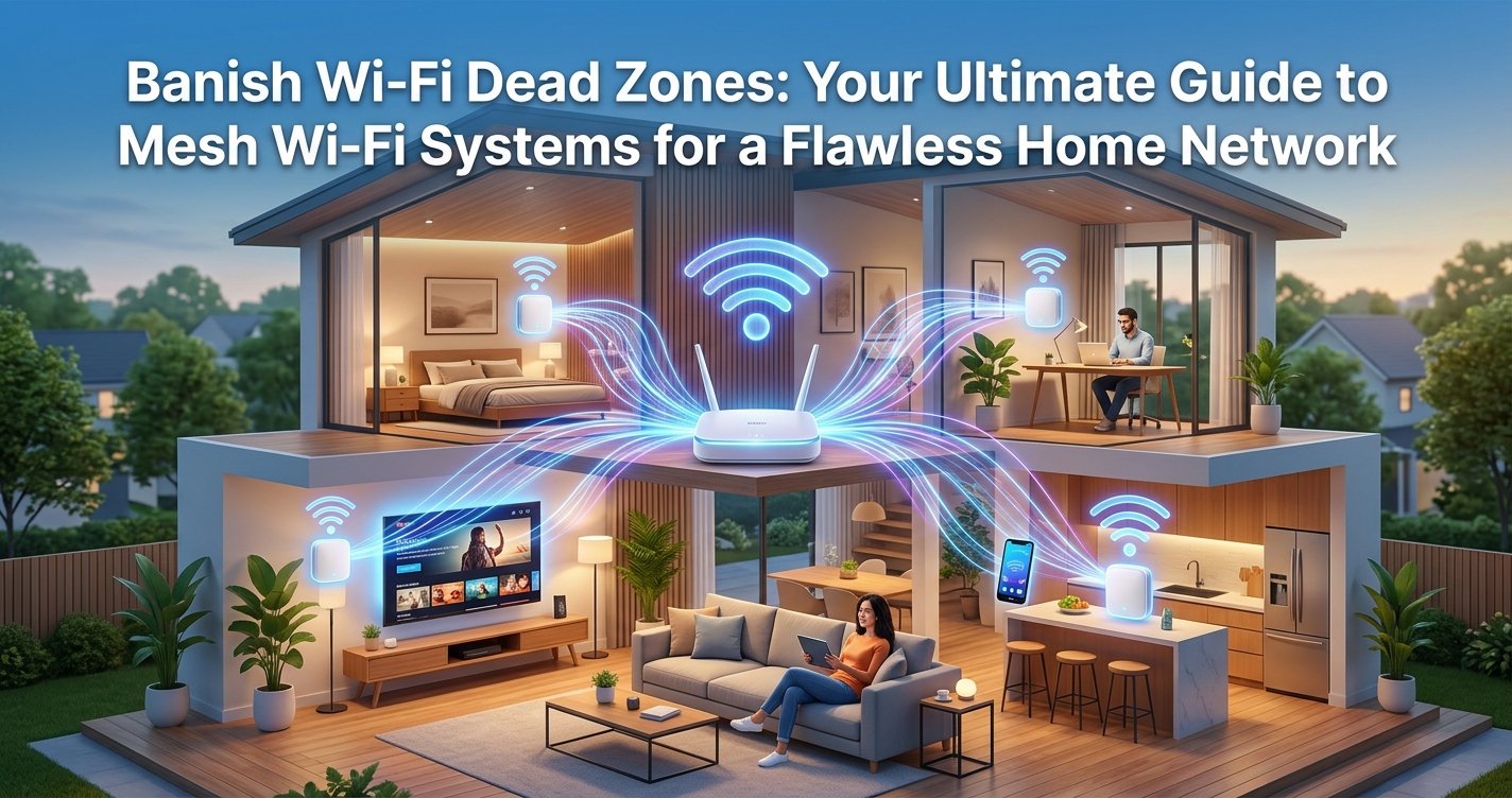 Banish Wi-Fi Dead Zones: Your Ultimate Guide to Mesh Wi-Fi Systems for a Flawless Home Network