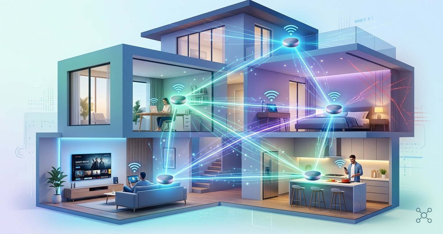 Tired of Wi-Fi Dead Zones? Unlock Whole-Home Connectivity with Mesh Wi-Fi Systems!