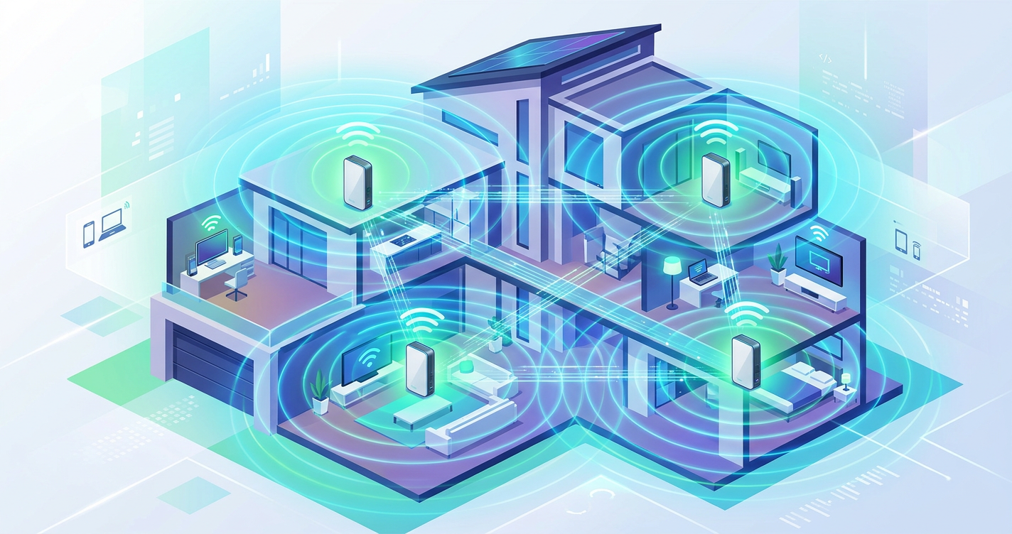 Banish Wi-Fi Dead Zones: The Ultimate Guide to Mesh Wi-Fi Systems for Your Large Home