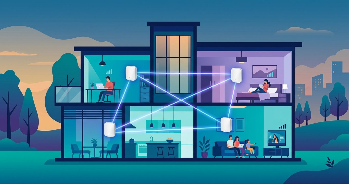 Banish Wi-Fi Dead Zones Forever: Your Friendly Guide to Whole-Home Mesh Wi-Fi Systems